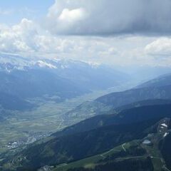 Flugwegposition um 11:32:41: Aufgenommen in der Nähe von Gemeinde Zell am See, 5700 Zell am See, Österreich in 2238 Meter